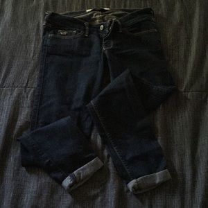 Hollister dark wash skinny jeans